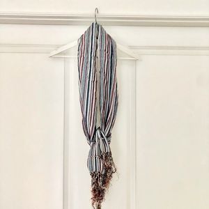 FREE w/ any purchase from my closet TODAY. Women’s Fringed Gossamer Weave Scarf